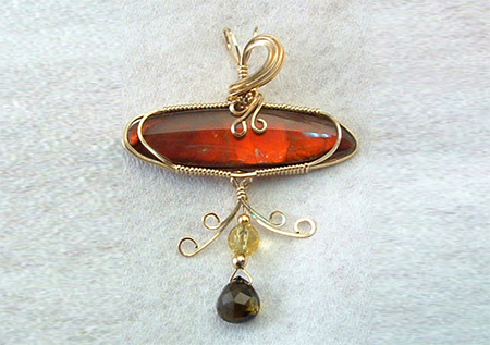 Wire-wrapped jewelry by Linda Ray | www.labyrinthartsfestival.org
