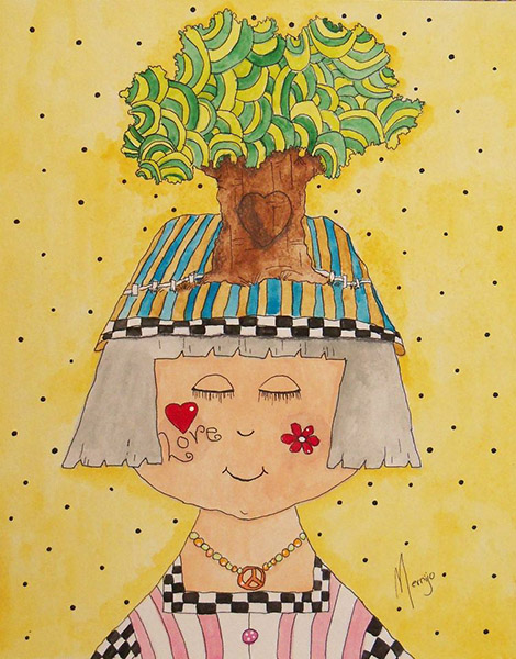 Painting by Merrijo Wheaton | www.labyrinthartsfestival.org